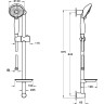 Душевой гарнитур VITRA COZY 5F A45682EXP